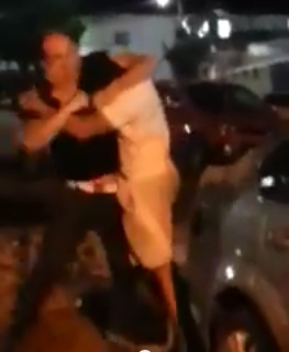VIDEO – Homens vão na porrada no estacionamento da Faculdade Estácio, em São Luís