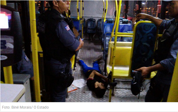 CHAMEM A FORÇA NACIONAL – Tentativa de assalto a ônibus termina com dois mortos em São Luís