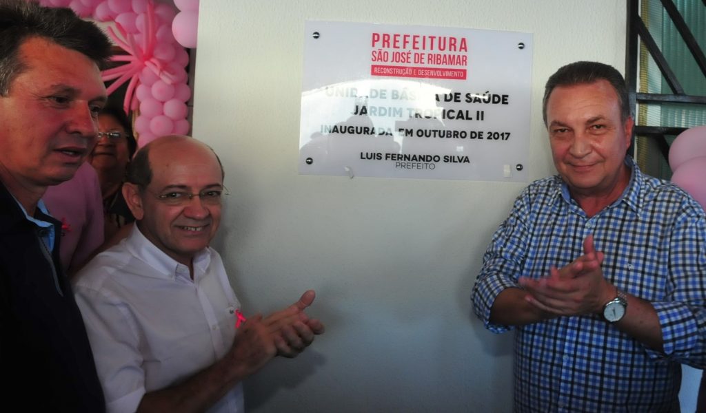 Luis Fernando inaugura Unidade Básica de Saúde no Jardim Tropical II
