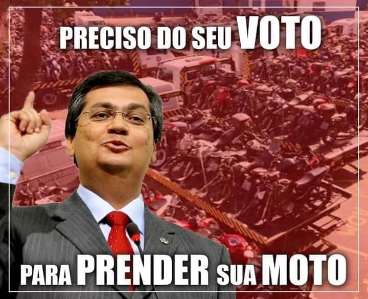 Flávio Dino vira meme na internet: “Preciso do seu voto para prender sua moto”…