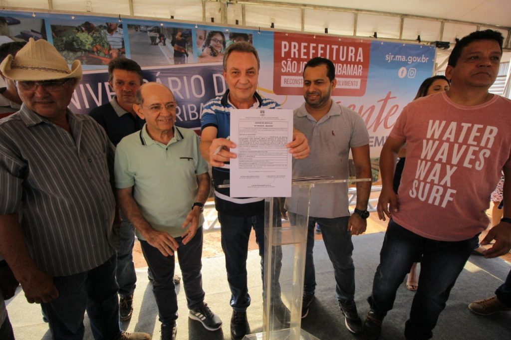 Luis Fernando autoriza reconstrução da Avenida Paraíso durante aniversário de São José de Ribamar