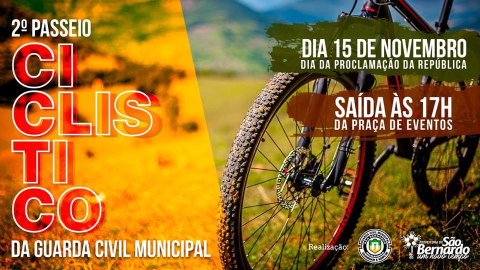 SÃO BERNARDO – 2º Passeio Ciclístico da Guarda Civil Municipal