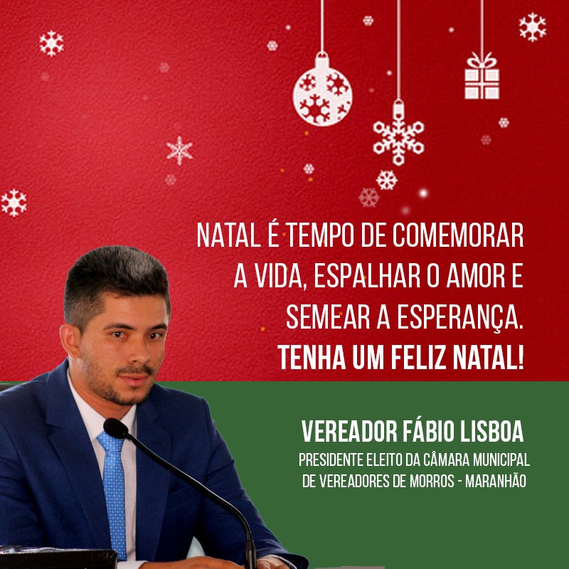 MORROS – Mensagem de Final de Ano do Presidente Fábio Lisboa