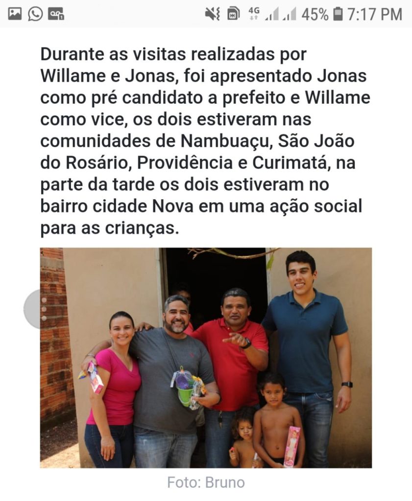ROSÁRIO – Willame Anceles arrega pra Jonas Magno