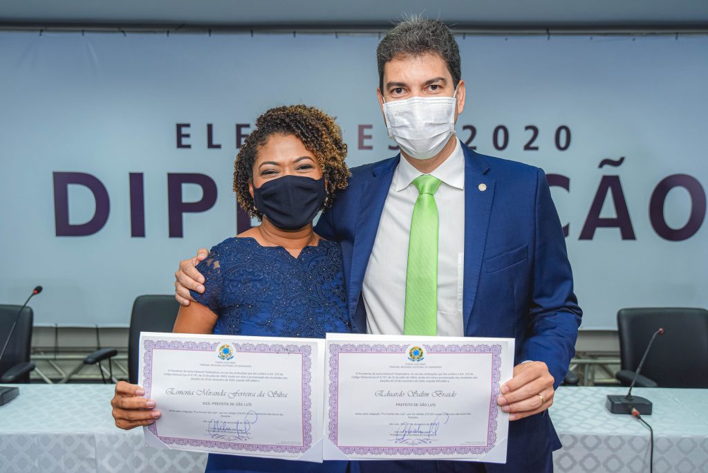 Braide e Esmênia Miranda são diplomados prefeito e vice-prefeita de São Luís