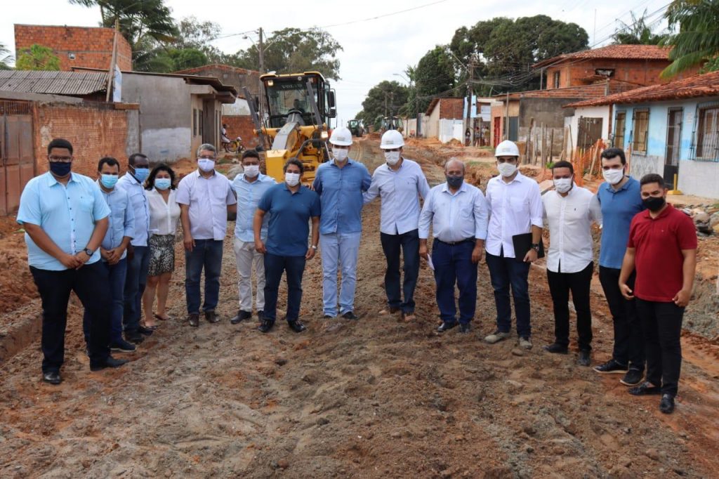 Vereadores e prefeito vistoriam obras na Zona Rural de São Luís