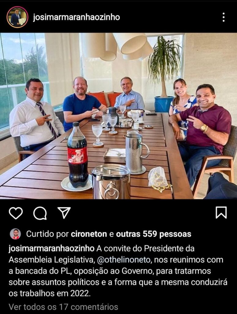 Eleições 2022: Josimar manda recado para Dino/Brandão