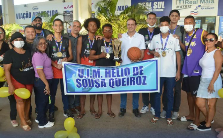 Caxias: Escola municipal é campeã de basquete infanto dos JEM’s em São Luís