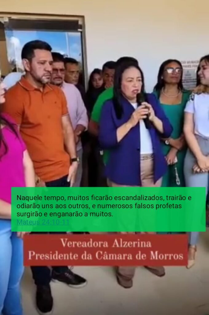 Morros: Presidente da Câmara, Alzerina se rende aos ‘encantos’ de Paraíba…
