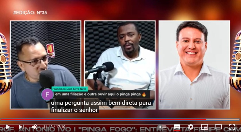 Paço do Lumiar: Camarão fala sobre parceria com Fred Campos, PT, Flávio Dino e responde a Aluísio Mendes; assista na íntegra